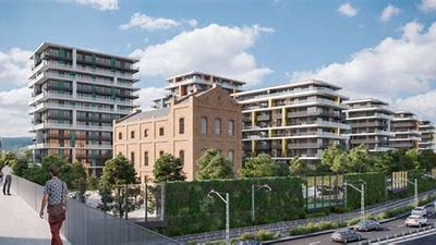 Waterfront City lakpark, budai Duna part, tzgtl lezrs