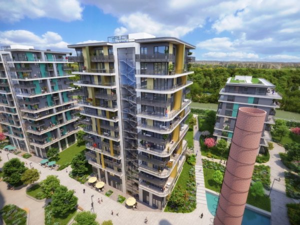 Waterfront City lakpark, budai Duna part